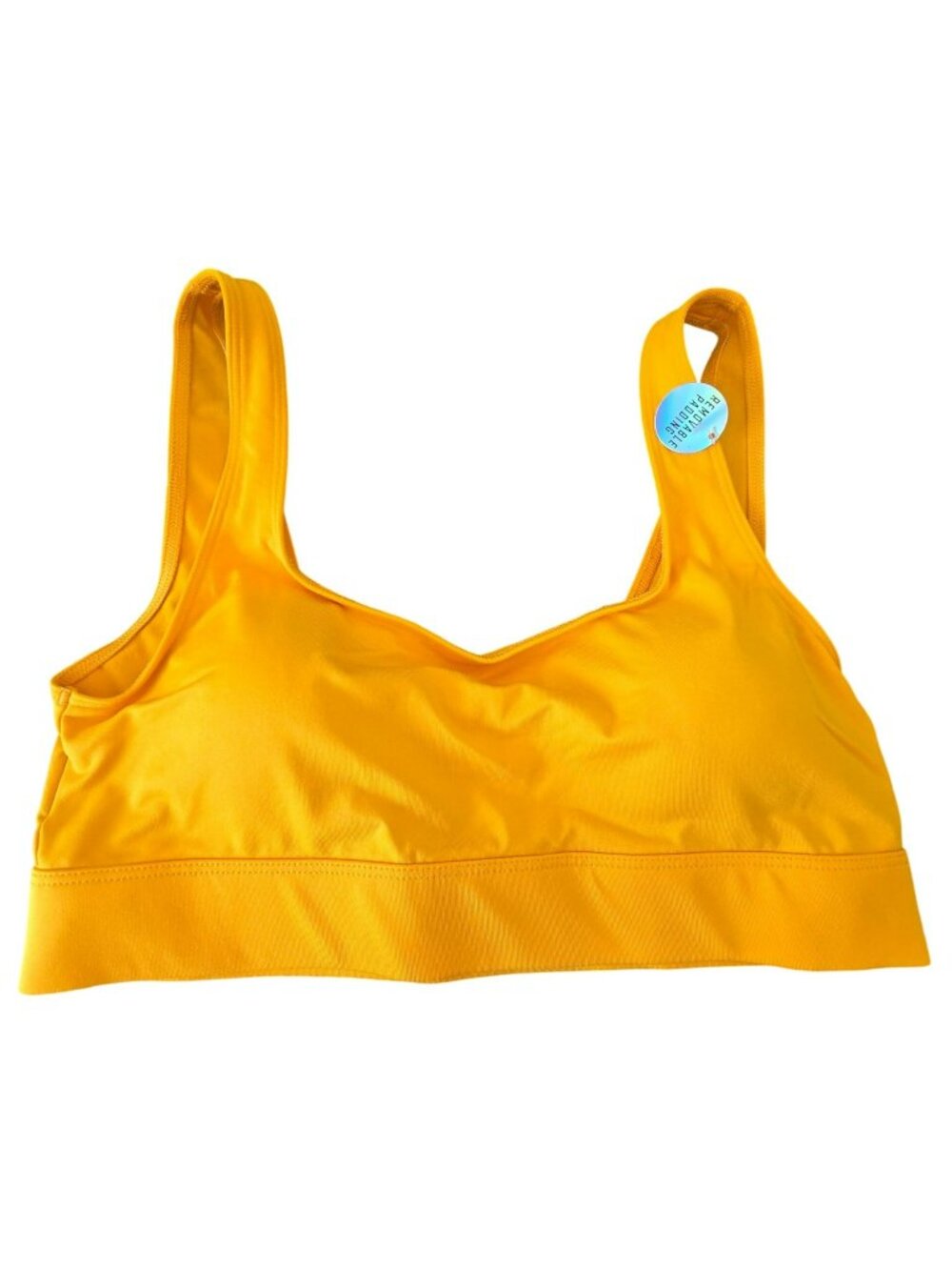 Sports Bra Mustard Color Victorias Secret Pink Ultimate Lined Size Large LH3058